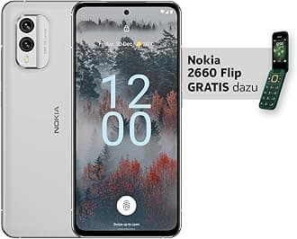 Nokia X30 5G Dual-Sim 128GB ROM + 6GB RAM (GSM only | No CDMA) Factory Unlocked 5G Smartphone (Ice White) - International Version