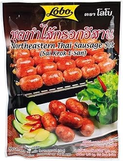 LOBO Northeastern Thai sausage Set (Sai Krok E-san) 75 Grams By naveenana shop