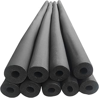 Water Pipe Insulation, Self Sealing Foam Rubber Pipe Wrap, ID 25-108mm Thickened Insulation Tube For Plumbing, Air Conditioning Ducts, Fitness Grip Support (Size : 76mm*30mm)