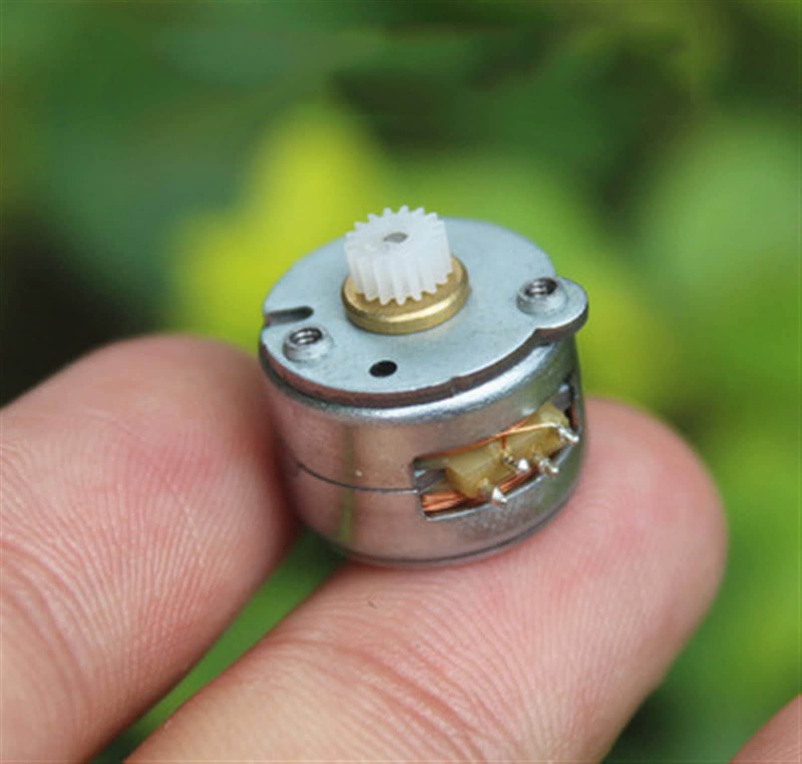 stepper motor Micro Two-phase Four-wire Stepper Motor Mini 15mm Stepper Motor Stepper Motor 18 Degree Step Angle with 17teeth 0.5module Gear