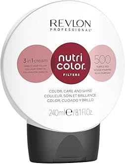 NUTRI COLOR FILTERS, Bright Semi-Permanent Direct Hair Dye, 500 Purple Red, 240 ml