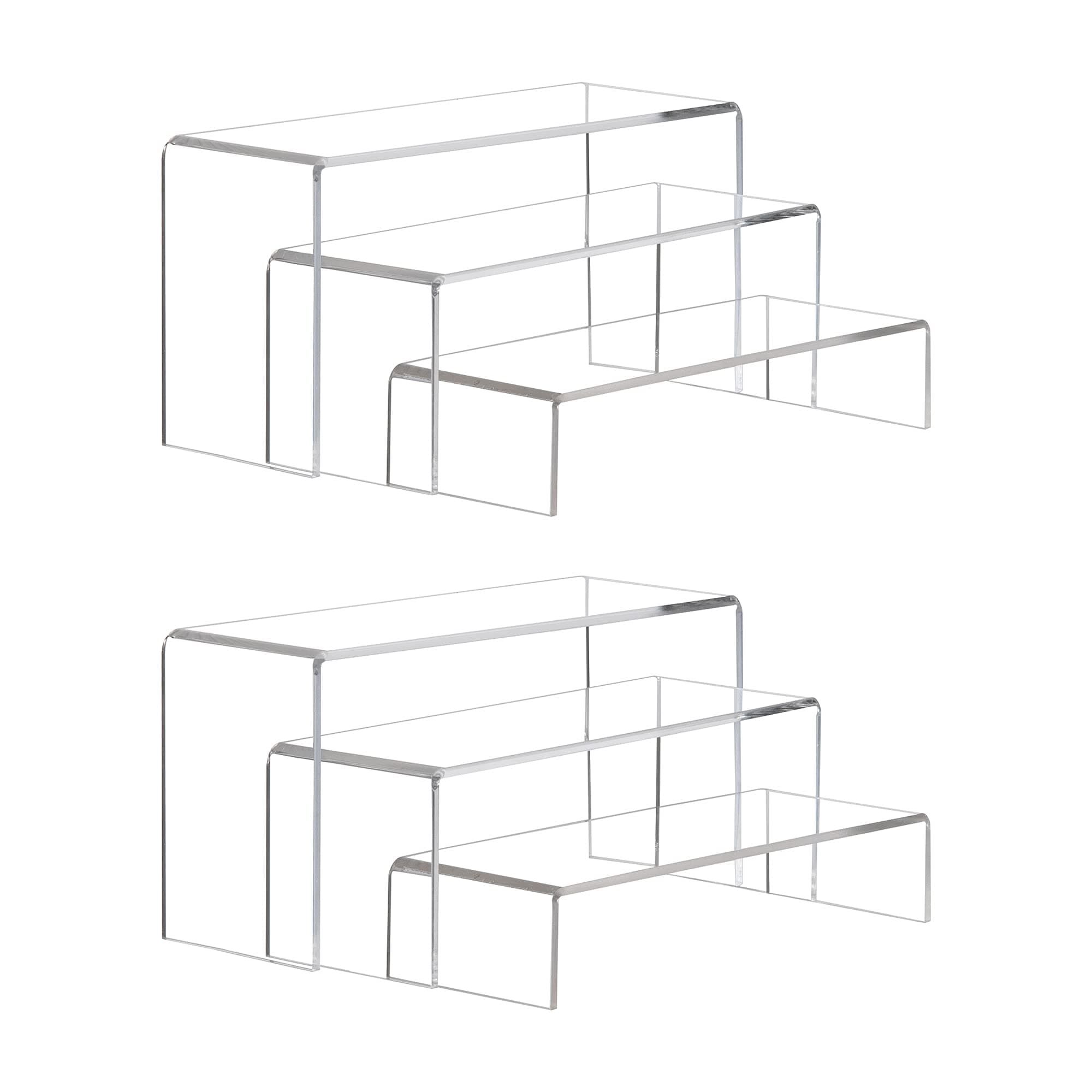 6 Pack Clear Acrylic Shoe Risers