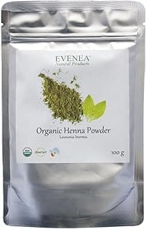 – Organic Rajasthani Henna Powder Triple-Sifted Body Art Quality - Pure Natural Hair Coloring Agent - Chemical Free (100g)