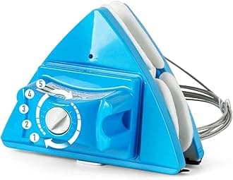 Double Side Magnetic Window Cleaner,Adjustable Magnetic Double Window Glass Wiper Glider Washing Brush Equipment Cleaning Brush Wiper Tools for High-Rise and Car Glazed Windows Thickness 4-30mm