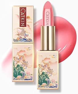 CATKIN Tinted Lip Balm Sheer Lip Stain Ultra Hydrating Lip Moistrurizer Lip Care with Vitamin E Nourishing For Cracked & Dry Lips 0.12 oz C16 CINNAMON - Light Pink