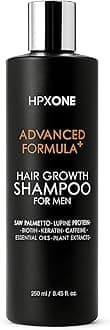 – Anti Hair Loss Shampoo For Men - DHT Blockers: Saw Palmetto & Lupine Protein + Biotin, Keratin, Caffeine, Essential Oils & Plant Extracts - Strengthen, Thicken & Protect (250ml)