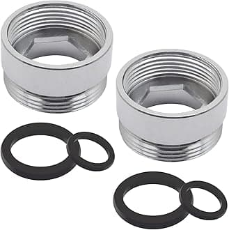 2 Pcs Faucet Adapter, Tap Aerator Connector for Bathroom Kitchen Water Purifier Faucet Adapter Faucet Aerator Water Purifier Adapter (20mm Female to 22mm Male)