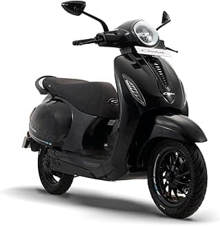 Chetak 3501 by Bajaj Auto High Speed Electric Scooter with charger - Brooklyn Black - Ex-Showroom