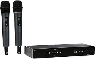 XSW 1-835 Dual Channel Wireless Microphone System,Black
