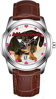 Personalized Watch Custom Watches with Photo Picture Watch for Men, Personalized Fathers Family Women Mens Couples Gift for Husband Or Dad 001
