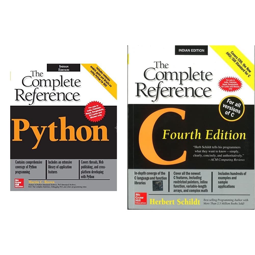 Python: The Complete Reference & C: The Complete Reference Product Bundle