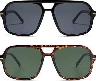 Retro Trendy Square Aviator Sunglasses Womens Mens 70s Classic Vintage Oversized Sun Glasses AR82173