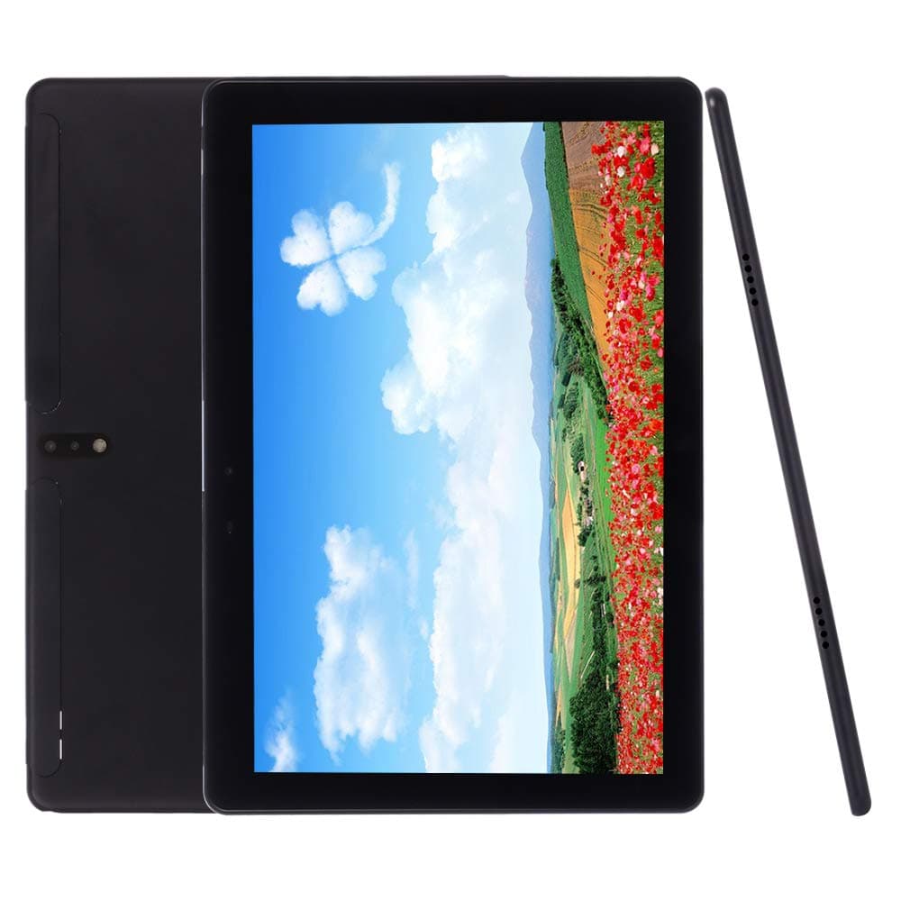 Android Tablet 10 Inch, Android 9.0 Go Unlocked Tablet PC with SIM Card Slots, 4G Phone Support, Deca-Core, 2.8GHz, 64GB, 5MP+13MP Dual Camera, WiFi, GPS (Black)