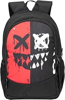 AUXTER Delux 33L Medium Size Casual Standard Backpack (Black)