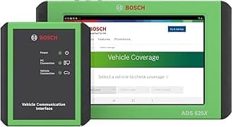Bosch 3975 ADS 625x Next Generation Diagnostic Scan Tool with 10” High-Res Display, Full ADAS Capability, Wireless VCI, Multipurpose Docking Station, and Much More