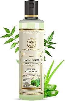 Neem & Aloe Vera Herbal Shampoo | Anti Dandruff, Scalp Cooling | Strengthens Hair Roots | Supports Scalp Health| SLS and Paraben Free | 210ml