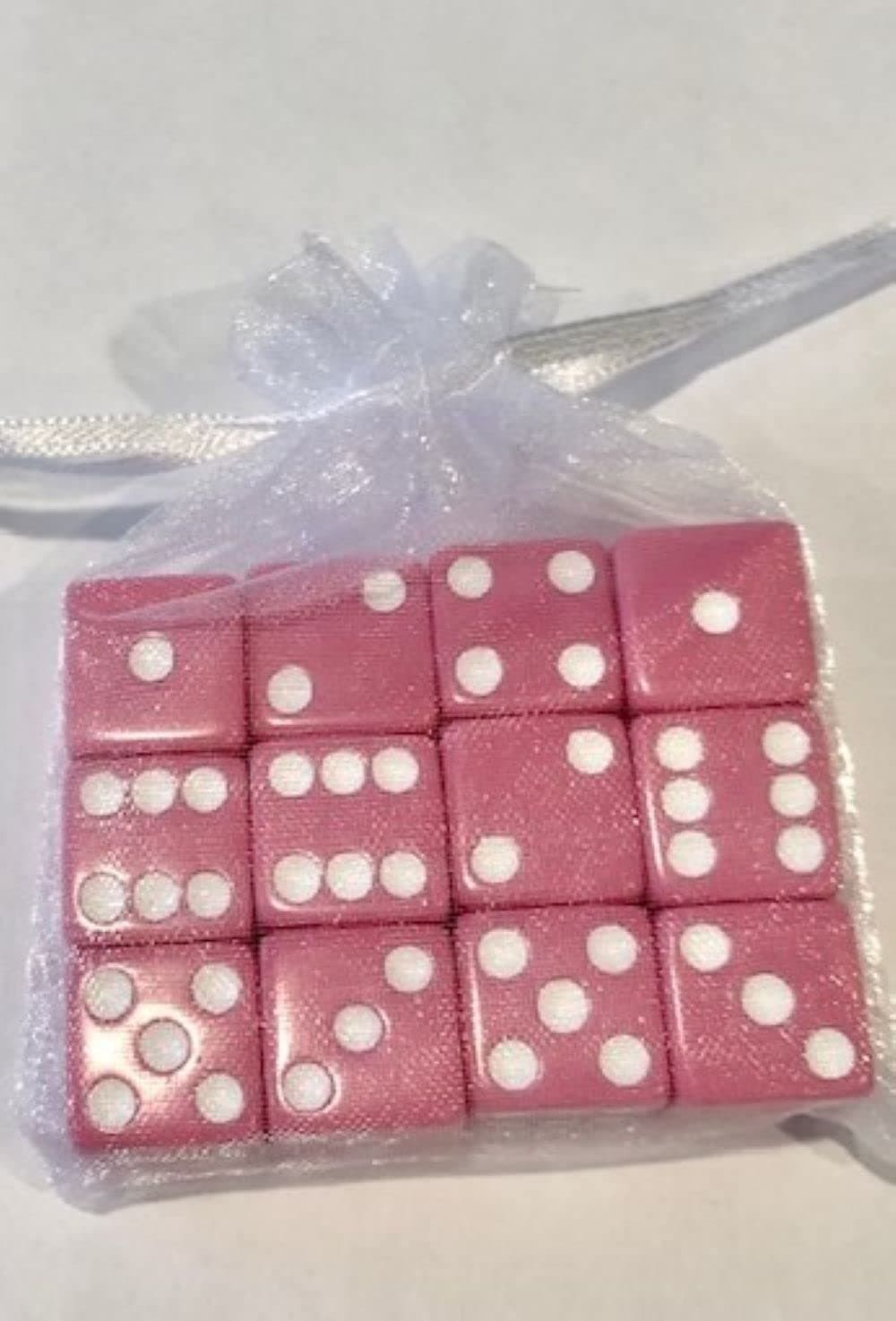 1 Dozen Pink Dice
