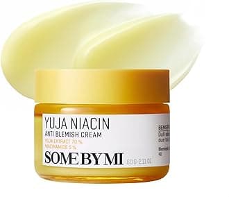 SOME BY MI Yuja Niacin Anti Blemish Cream - 2.02Oz, 60ml - Daily Face Moisturizer Made from 5% Niacinamide - Advanced Skin Brightening and Pigmentation Care for Dull-Looking Skin - Korean Skin Care
