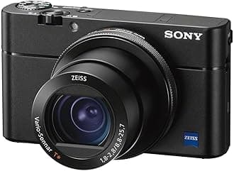 RX100V Cyber-Shot Digital Camera 20.1MP CMOS Image Sensor - DSC-RX100M5A/B, Black
