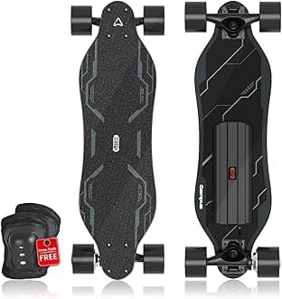 MEEPO Campus V3 Series/Envy Electric Skateboard with Remote, Top Speed Up to 29 Mph, 4 Speed Smooth Braking, Easy Carry Handle Design, Suitable for Adults & Teens