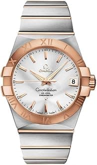 Constellation Silver Dial Rose Gold and Steel Men's Watch 123.20.38.21.02.001