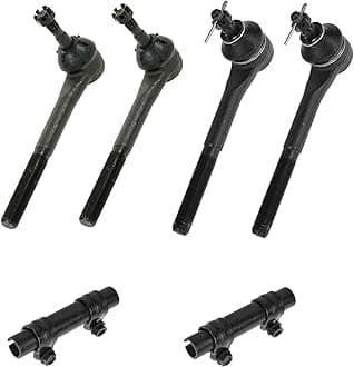 TRQ Tie Rod & Adjusting Sleeve Kit Set of 6 Inner Outer Left Right for Chevy GMC