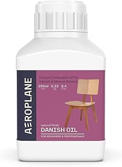 AEROPLANE - Danish Oil - Unique Linseed Oil Blend for Wood Finishing & Restoration - Natural Finish | 250 ML