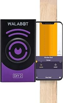 Walabot DIY 2 – Visual Stud Finder & Wall Scanner for Drywall. Detects Wood & Metal Studs, Plastic & Metal Pipes, Live & Non-Live Wires