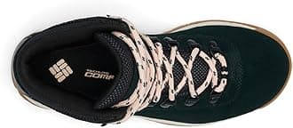 Columbia Women's Newton Ridge Plus Waterproof Amped Hiking Shoe, Black/Blush Rose, 3 UK