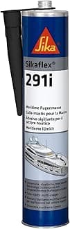 SIKA - Sealant glue - Sikaflex-291i - Black - Multifunctional Adhesive Sealant For Marine Applications - Highly Elastic - Interior Use - For Boats - 300ml