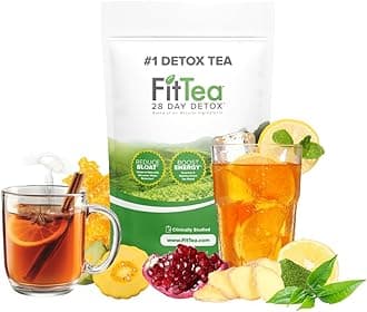 The ORIGINAL Fit Tea 28 Day Detox Tea - Detox Cleanse Tea for Women and Men - Clinically Tested Slim Tea Detox Drink