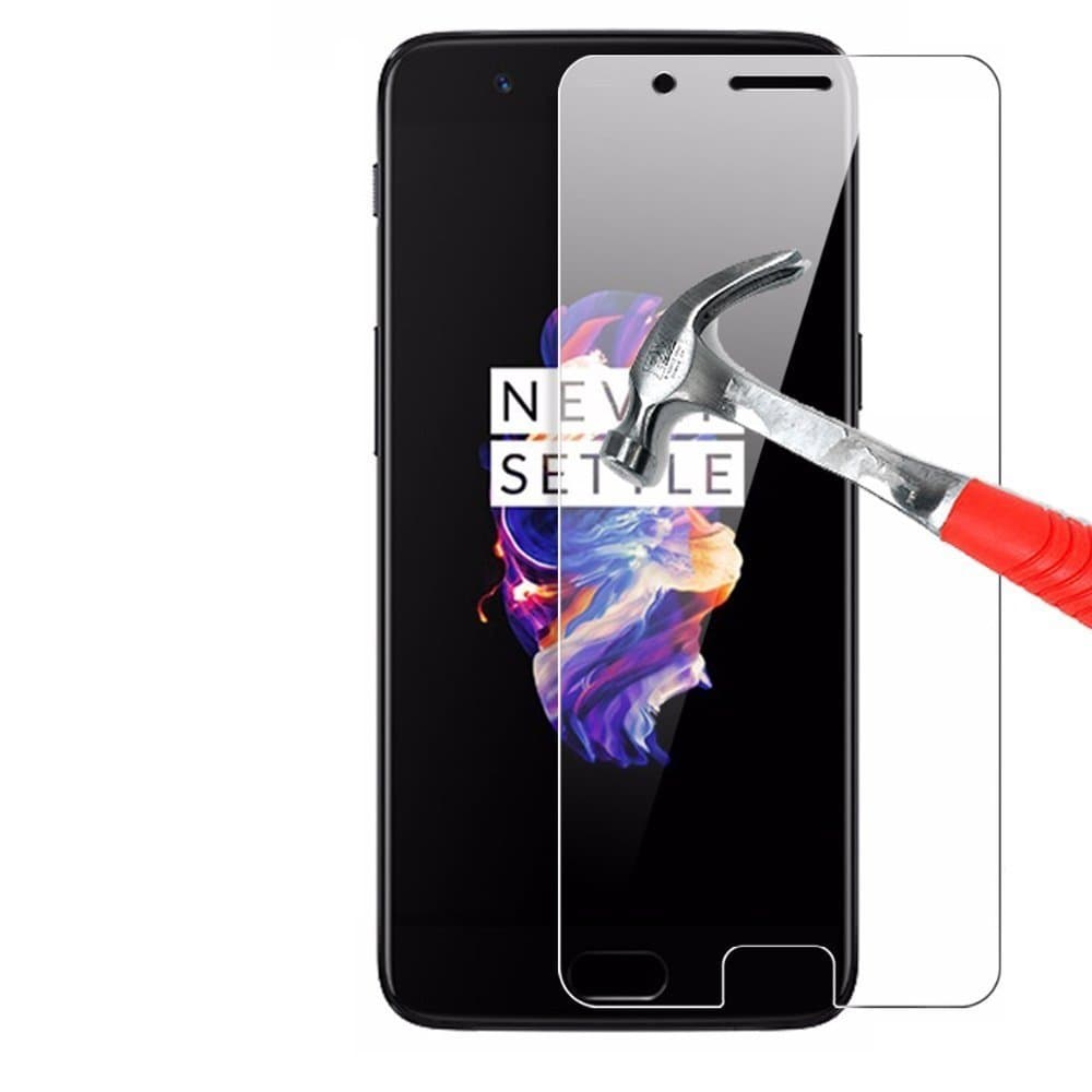 SS Tech Screen Protector for OnePlus 5 [3D Touch] [HD Ultra Clear] [Case Friendly] Tempered Glass Screen Protector