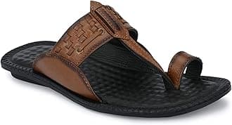 TrueYarnGenuine Leather Kolhapuri Chappals For Men| Leather Slippers For Men | Thong Sandals For Men | Stylish & Comfortable