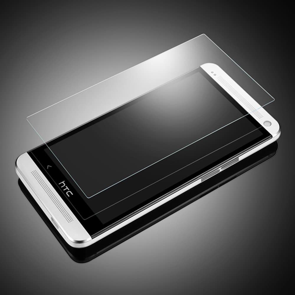 Premium Shock Absorption front Screen Protector for HTC one 90% strong as temper glass screen protector STONESHIELD