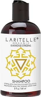 Laritelle Organic Travel Size Shampoo 2 oz | Hair Loss Prevention, Strengthening, Follicle.