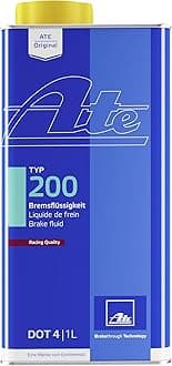 ATE Original TYP 200 Racing Quality DOT 4 Brake Fluid, 1 Liter Can
