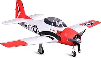 Fms Rc Planes for Adults Remote Control Airplane T28 Trojan V2 800mm (31.5") Wingspan Red Warbird 4 CH PNP Without Reflex V2 (No Radio, Battery, Charger)