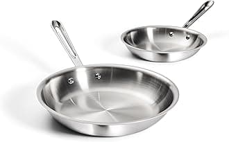 Stainless Steel Frying Pan 8-Inch and 10-Inch 8400001686