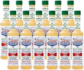 Lucas Upper Cylinder Lubricant & Fuel Injector Cleaner (5.25 oz.)-12 Pack