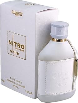Dumont Nitro White 3.4 Fl Oz Eau De Parfum for Men – Clean Fresh Fragrance – Everyday Signature Scent