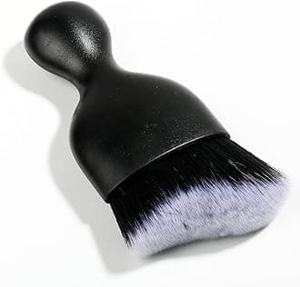 AOCISKA Car Interior Detailing Brush,Soft Bristle Cleaning Brush Car Detailing Brush Dusting Brush,Car Interior Cleaning Tool,Auto Detail Brush Car Dash Duster Brush (Black&White)