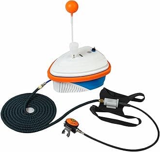 MAX Scuba Diving Ventilator Tankless Diving Hookah System,Portable Rechargeable Scuba Diving Tank, Waterproof Air Compressor, Swimming Pool Toys Diving Toys, Support 2 Divers (10 Hours)