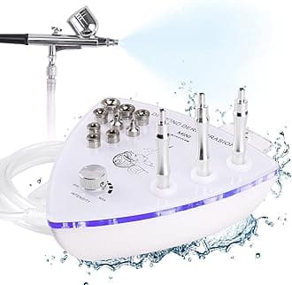 Diamond Microdermabrasion Machine with Spray Gun, Yofuly 65-68cmHg Suction Power Professional Diamond Facial Machine Water Spray Exfoliation Dermabrasion Machine for Home Use Skin Care