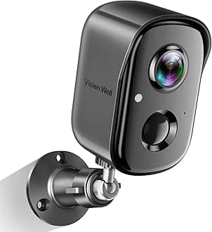 Security Cameras Wireless Outdoor, 2K Battery Powered AI Motion Detection Spotlight Siren Alarm WiFi Surveillance Indoor Home Camera, Color Night Vision, 2-Way Talk, Waterproof, Cloud/SD Storage