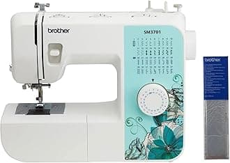 BrotherSM3701 37-Stitch Free Arm Sewing Machine and SA520 Water Soluble Stabilizer