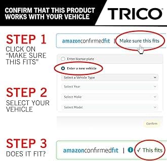 TRICO Silicone Ceramic Automotive Replacement Windshield Wiper Blade, Ceramic Coated Silicone Super Premium All Weather includes 21 inch & 21 inch Beam blades for Select Vehicle Models (90-2121)