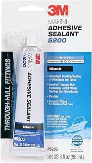 3M Marine 5200 Adhesive Sealant, Black, 3 oz by 3M