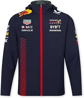 Red Bull Racing Official F1 Team Formula 1 Waterproof Jacket - Blue - XS