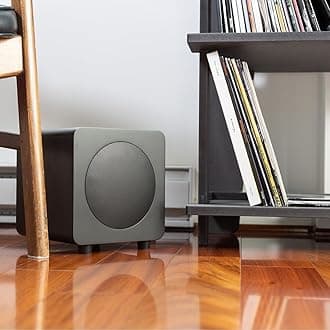 Kanto SUB8 8-inch Sealed Powered Subwoofer (Matte Black)