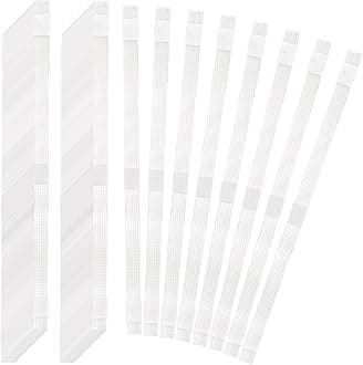 ZEAYEA 100 Pcs Glue Strips with Mesh Backing, 12 mm Hot Melt Adhesive Glue Strips for 80-110 Sheet Capacity, Thermal Binding Strips for Book Glue Binding Repair